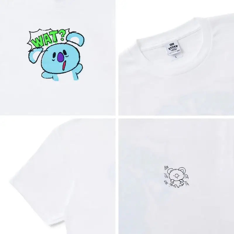 BT21 - Hipster Short Sleeve T-Shirt - BT21 - T-Shirt - Harumio BT21 - Hipster Short Sleeve T-Shirt - BT21 - T-Shirt - Harumio