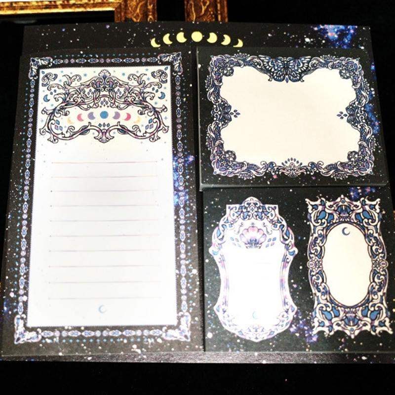 Libet - Moon And Tea Time Sticky Note Set - Libet - Stationary - Harumio