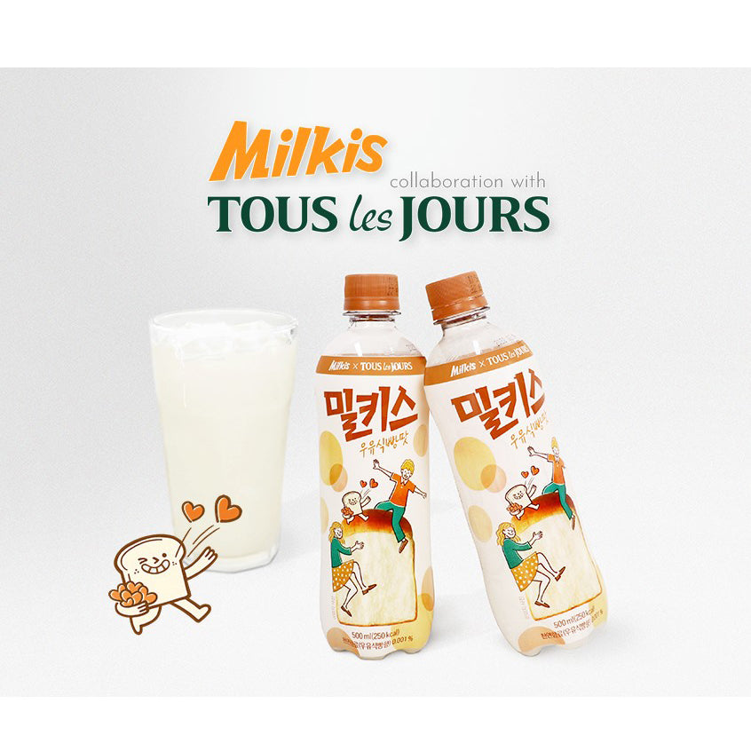 Milkis x Tous les Jours - Milk Bread Flavor Drink (500ml)