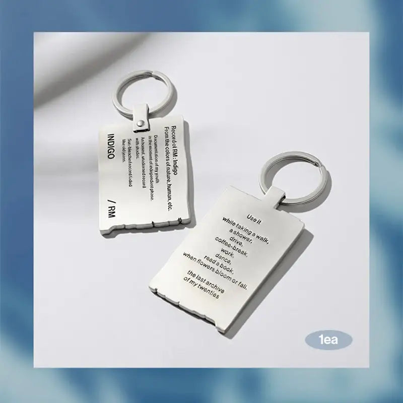 BTS RM - Indigo - Keyring - BTS - Keyrings - Harumio