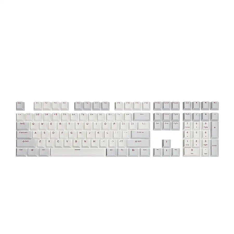 Archon - Cherry Profile PBT Two-tone Red Imprint Keycap Set - Archon - Mechanical Keyboard - Harumio
