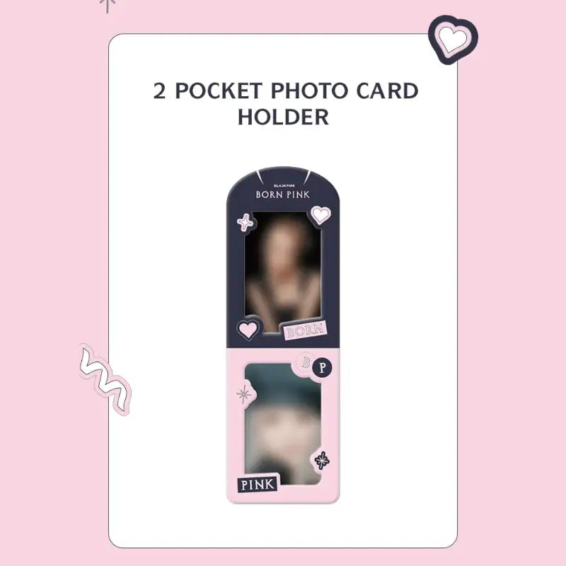 BlackPink - Born Pink - 2 Pocket Photo Card Holder - BlackPink - Photo Holder - Harumio