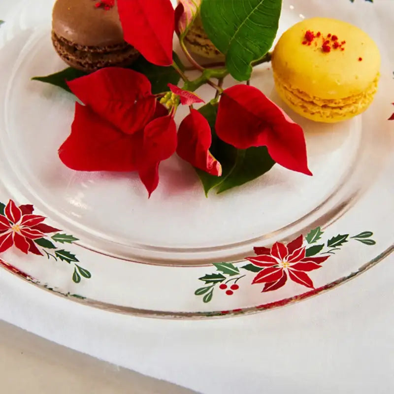 Korean Winter Flower - Glass Plate - Modern House - Home & Living - Harumio