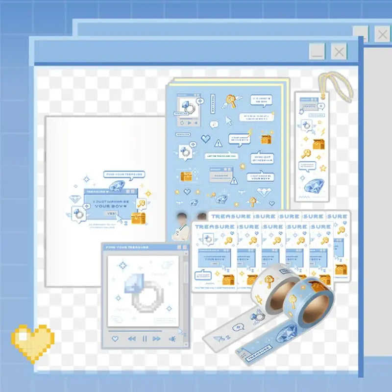 TREASURE - 2nd Anniversary - Deco Kit - TREASURE - Stationeries - Harumio