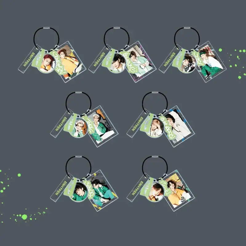ENHYPEN - SADAME - Acrylic Keyring Set - ENHYPEN - Keyring - Harumio