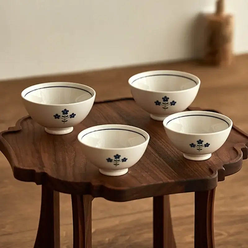 Korean L ON Flower - Serving Set For 2 - Modern House - Bowls - Harumio