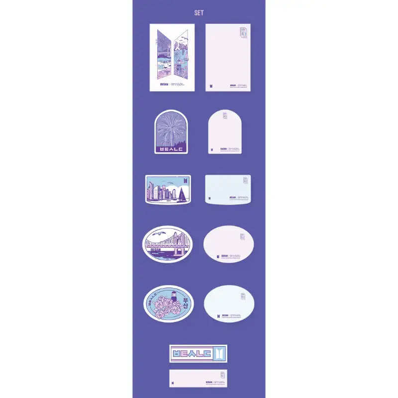 BTS - Yet To Come In BUSAN - City Postcard Set Busan - BTS - Postcards - Harumio