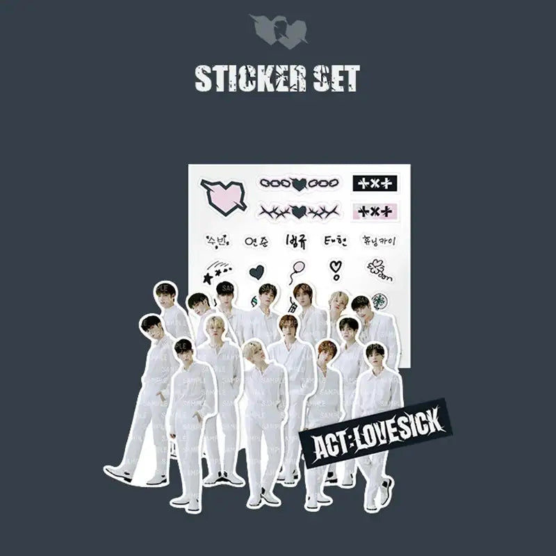 TXT - ACT:LOVESICK - Sticker Set - TXT - Accessories - Harumio