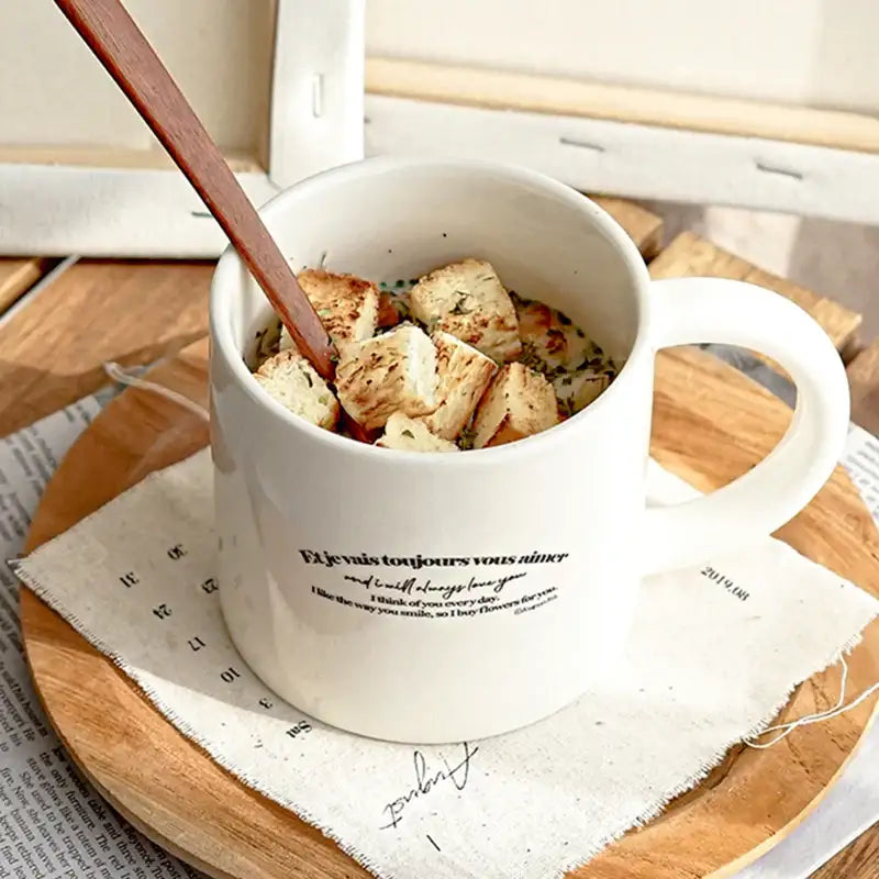August8th - AND Snow Handle Mug - August8th - Home & Living - Harumio