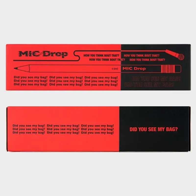 BTS - MIC Drop - Pencil Set - BTS - Stationery - Harumio