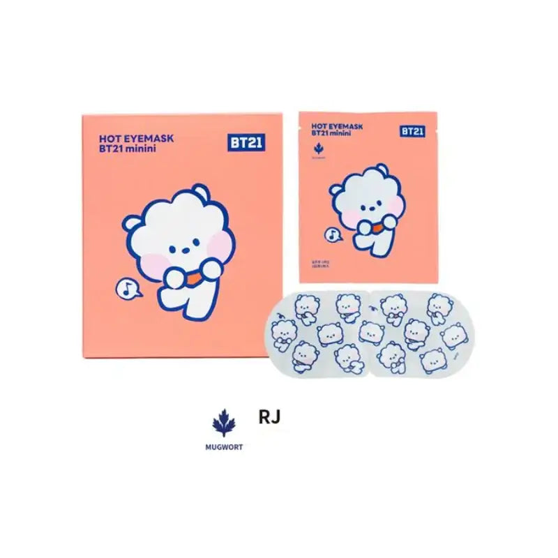 BT21 - Minini Hot Eye Mask - Line Friends - Accessories - Harumio BT21 - Minini Hot Eye Mask - Line Friends - Accessories - Harumio