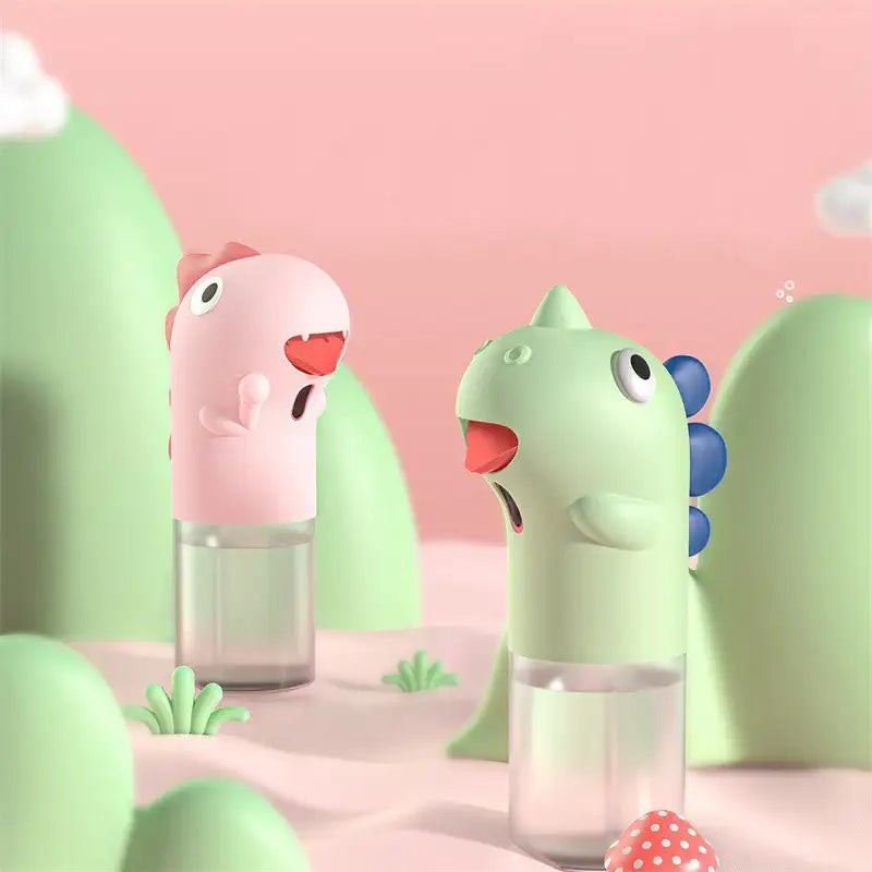 Baseus - Pink Minidinos Automatic Hand Soap Dispenser - Baseus - Soap & Lotion Dispensers - Harumio