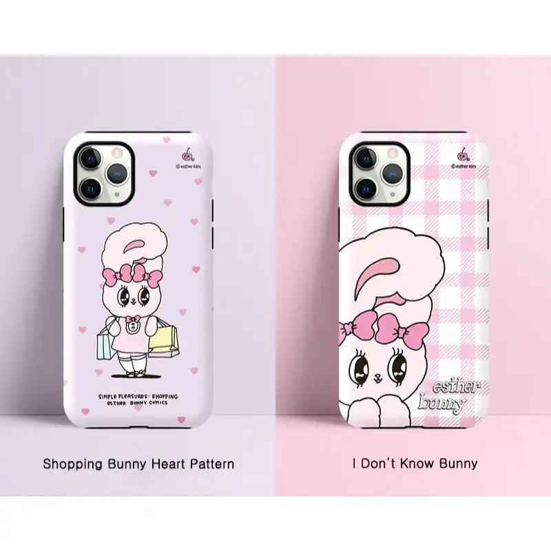 Esther Bunny - Guard Up Phone Case - Pattern Series (iPhone) - Esther Bunny - Phone Cases - Harumio