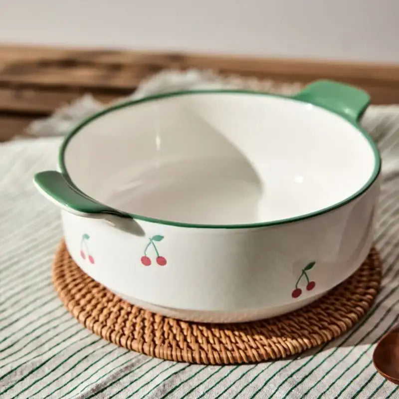 Korean Picnic Day - Double Handle Gratin Bowl - Modern House - Kitchenware - Harumio