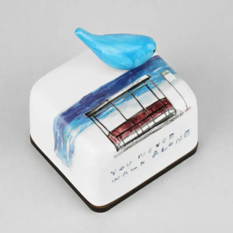 HK Studio - BTS - Spring Day Music Box Pattern Ceramic Paperweight - HK Studio - Music Box - Harumio