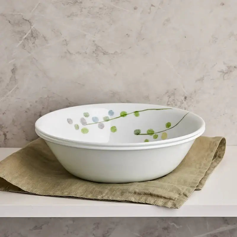 Korean Corel Green Delight - Cold Noodle Bowl 2P Set - Modern House - Bowls - Harumio