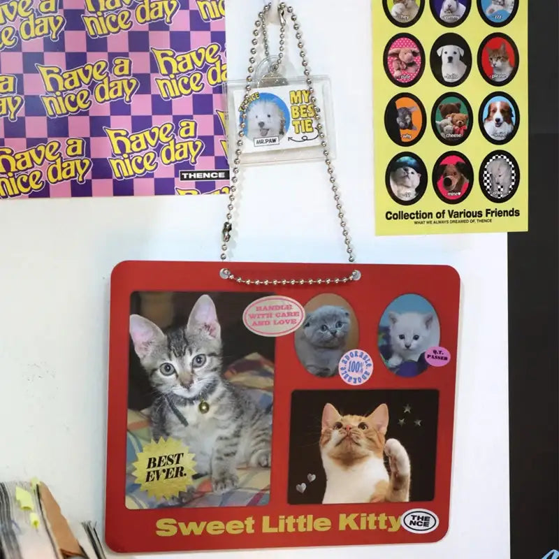 THENCE - ABS Wall Banner Kitten - THENCE - Accessories, Pouch - Harumio