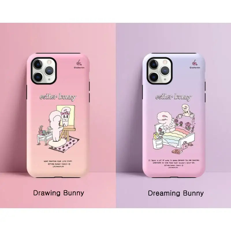Esther Bunny - Guard Up Phone Case - Gradation Series (iPhone) - Esther Bunny - Phone Cases - Harumio
