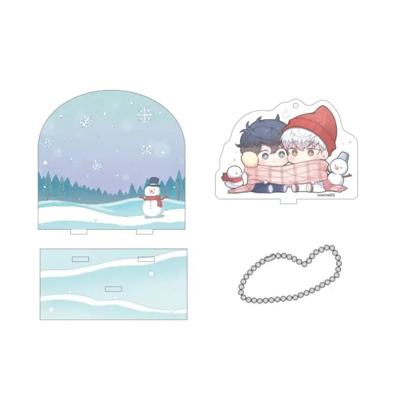 Cherry Blossoms After Winter - Warm Winter Acrylic Stand - Webtoon Shop - Acrylic Stand - Harumio