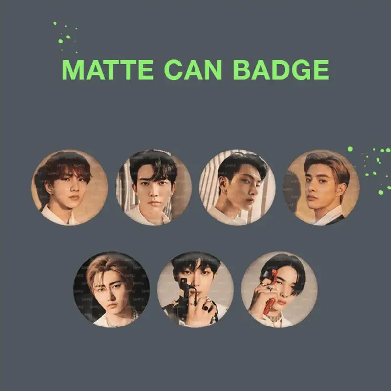 ENHYPEN - SADAME - Matte Can Badge - ENHYPEN - Badge - Harumio