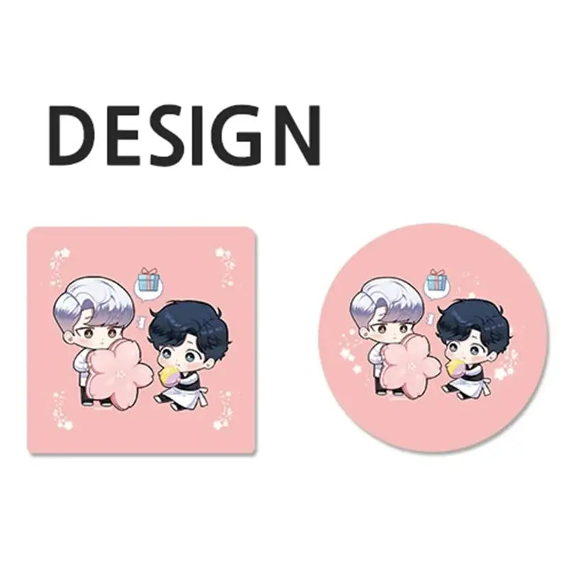 Cherry Blossoms After Winter - Cork Coaster - Webtoon Shop - Coasters - Harumio