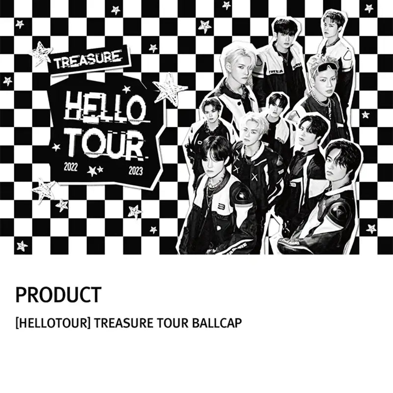 TREASURE - HELLO Tour - Ball Cap - TREASURE - Ball Cap - Harumio