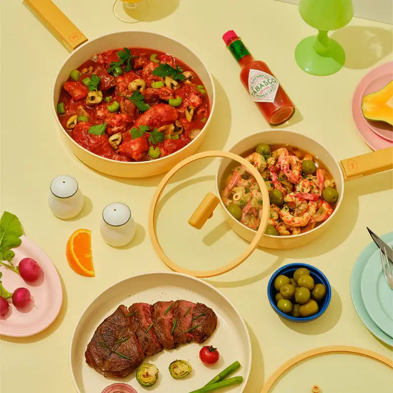Neoflam - Hej Cookware Set Of 3 - Neoflam - Cookware Sets - Harumio