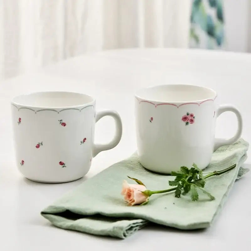 Korean L Rose in the Spring - Mug 2P - Modern House - Mugs - Harumio