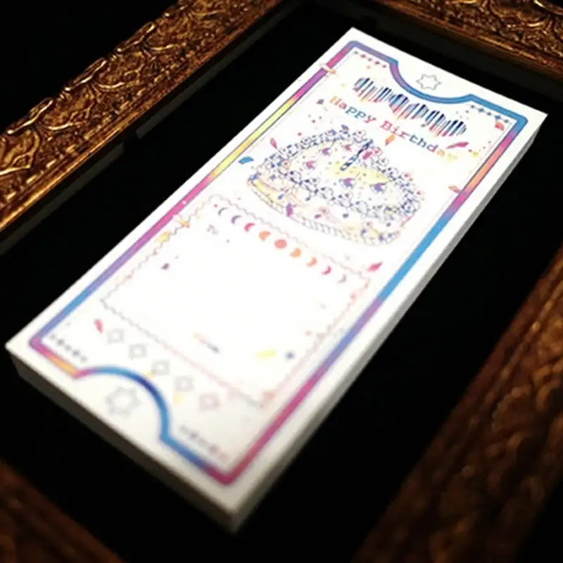Libet - Birthday And Reading Ticket Memo - Libet - Stationary - Harumio