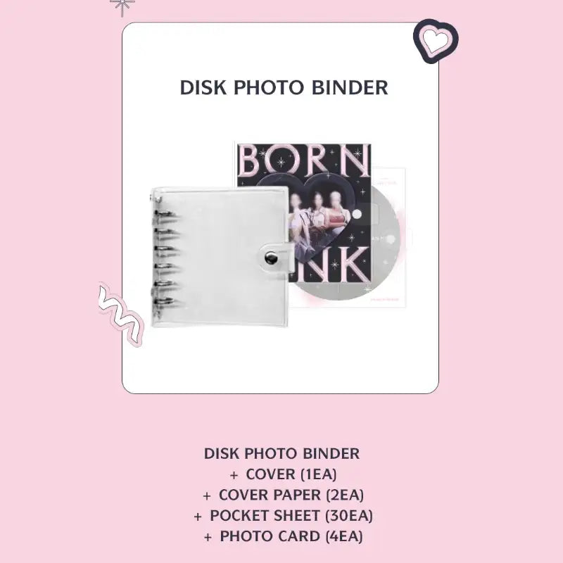 BlackPink - Born Pink - Disk Photo Binder - BlackPink - Photo Binder - Harumio