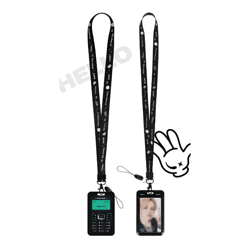 TREASURE - HELLO - Slide Photo Frame + Lanyard Set - TREASURE - Lanyard - Harumio