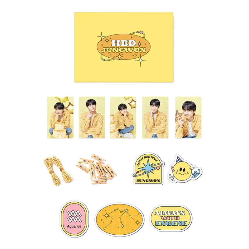 ENHYPEN - BIRTHDAY - JUNGWON DIY Photo Card Garland - ENHYPEN - Garland - Harumio