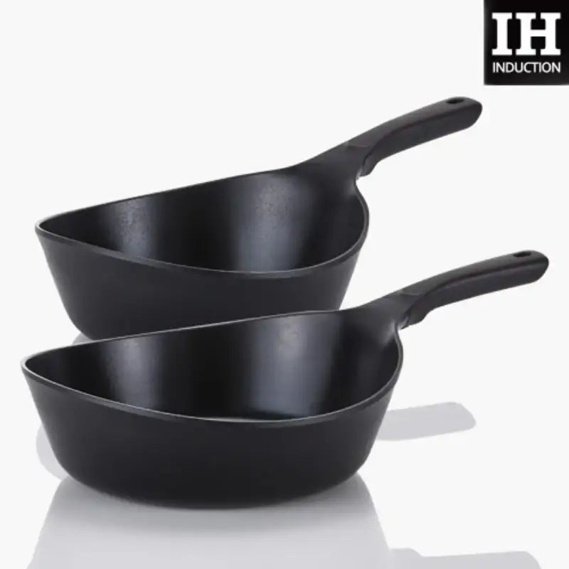 Neoflam - Vulcam Wok Pan Set Of 2 - Neoflam - Wok sets - Harumio