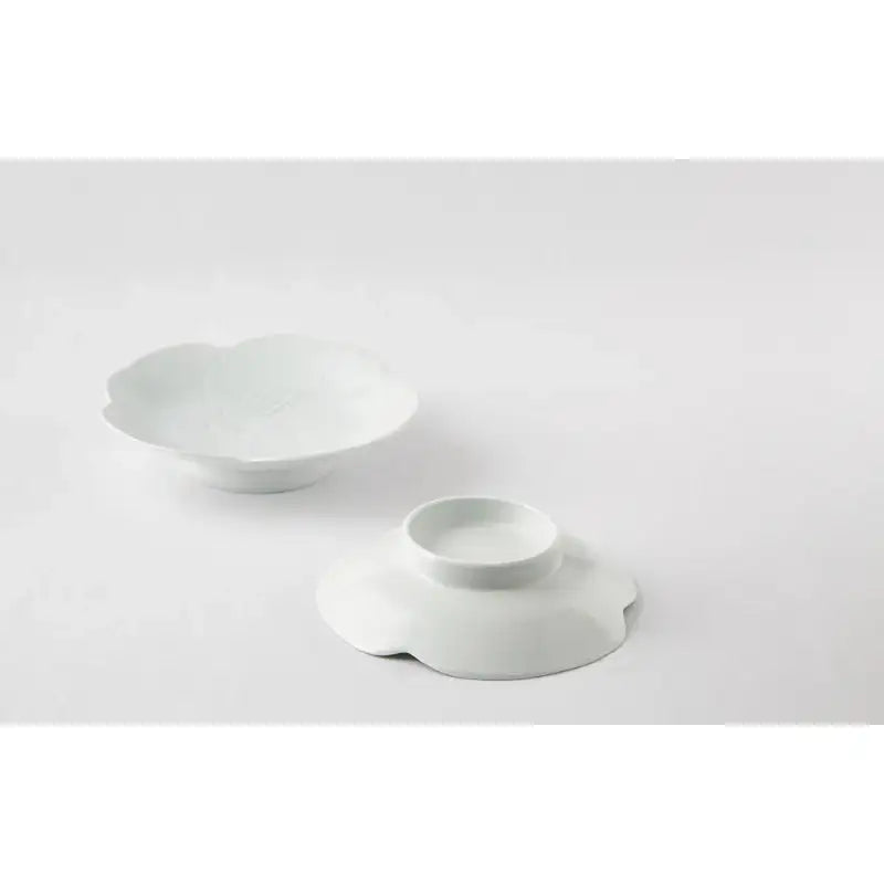 Chaora - Embossed Lily Compote Plate - Chaora - Tableware - Harumio Chaora - Embossed Lily Compote Plate - Chaora - Tableware - Harumio