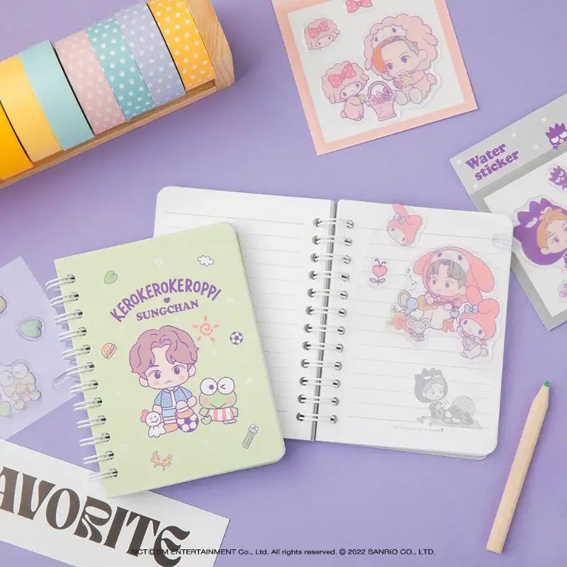 NCT x Sanrio - Mini Note - Sanrio - Mini Notebook - Harumio NCT x Sanrio - Mini Note - Sanrio - Mini Notebook - Harumio