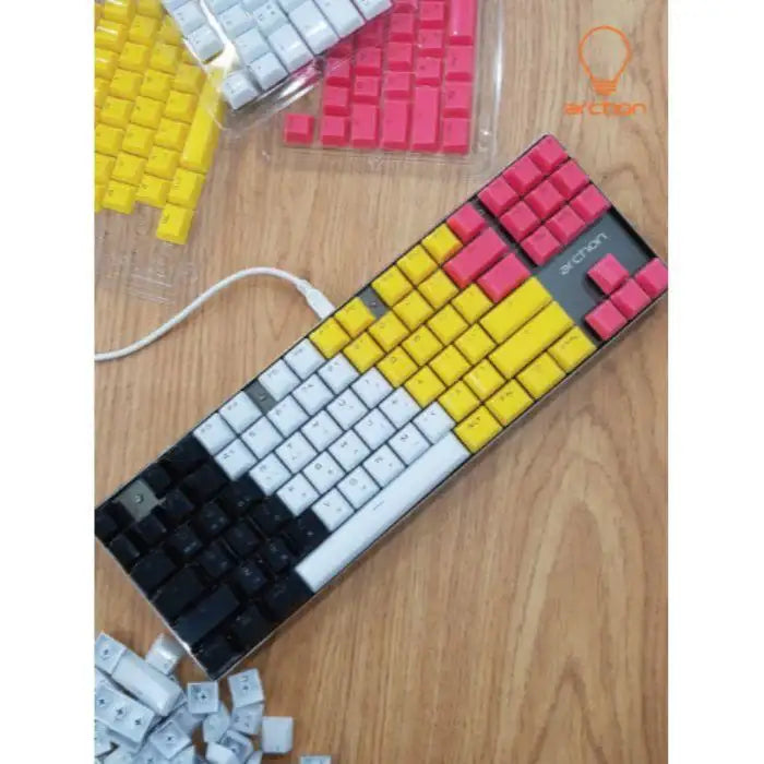 Archon - Low Profile Crystal Clear Keycap Set - Archon - Mechanical Keyboard - Harumio