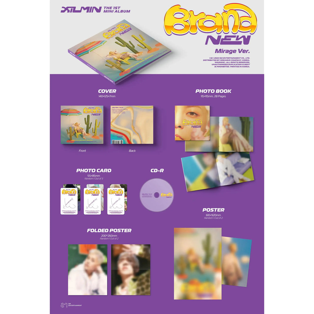 Xiumin - Brand New : 1st Mini Album (Digipack Version) - Xiumin - Album - Harumio