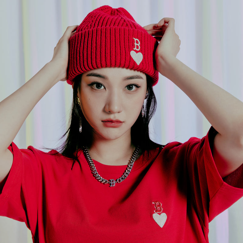 MLB Korea Heart Beanie Harumio