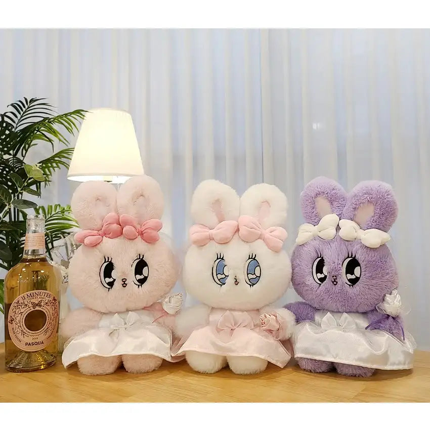 Esther Bunny - 25cm Wedding Bunny Plush Doll - Esther Bunny - Plush - Harumio