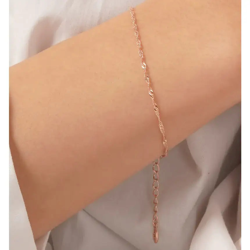 CLUE - Natural Lovely Simple Silver Bracelet - CLUE - Jewelry - Harumio