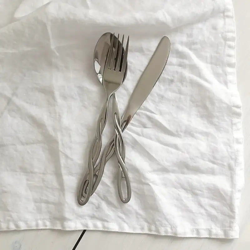 Like A Cafe - Twisted Dinner Cutlery - Like A Cafe - Home & Living - Harumio Like A Cafe - Twisted Dinner Cutlery - Like A Cafe - Home & Living - Harumio