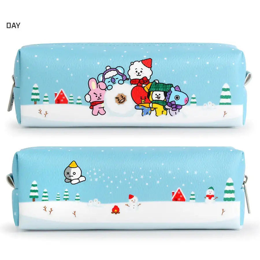 BT21 x Monopoly - C-Pocket Pencil Case - Winter Edition - Monopoly - Accessories - Harumio