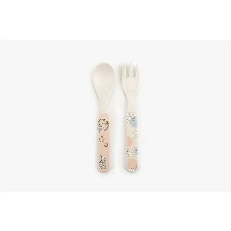 Dailylike x 10x10 - Bamboo Kids Spoon & Fork - Dailylike x 10x10 - Kitchenware - Harumio Dailylike x 10x10 - Bamboo Kids Spoon & Fork - Dailylike x 10x10 - Kitchenware - Harumio