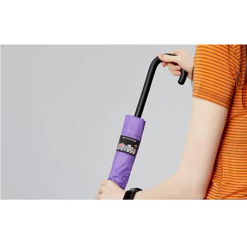 BT21 - Over Lab Purple Long Umbrella - BT21 - Umbrella - Harumio BT21 - Over Lab Purple Long Umbrella - BT21 - Umbrella - Harumio