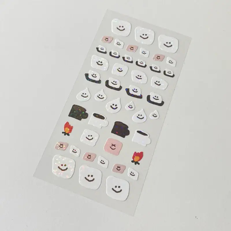 Dinotaeng - MMMARSH Glitter Sticker - Dinotaeng - Sticker - Harumio