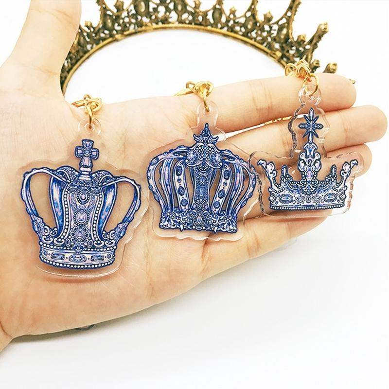 Libet - Crown Acrylic Keyring - Libet - Stationary - Harumio Libet - Crown Acrylic Keyring - Libet - Stationary - Harumio