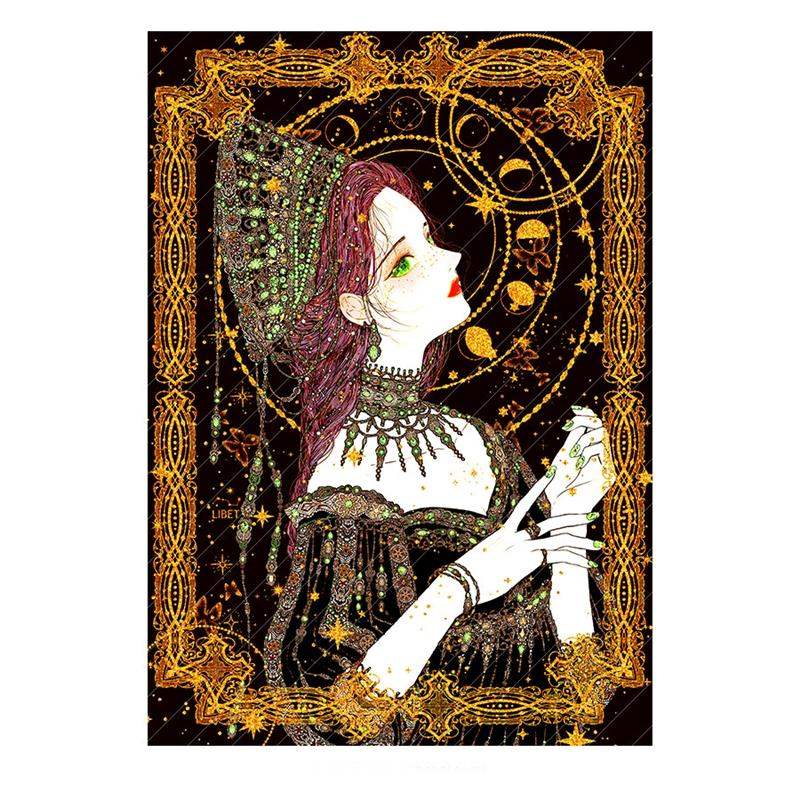 Libet - Gem Gold Foil Postcard Set - Libet - Stationary - Harumio Libet - Gem Gold Foil Postcard Set - Libet - Stationary - Harumio