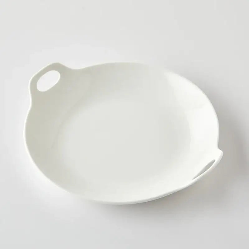 Korean WOW Daily Double Handle Round Plate 2P Set - Modern House - Kitchenware - Harumio Korean WOW Daily Double Handle Round Plate 2P Set - Modern House - Kitchenware - Harumio