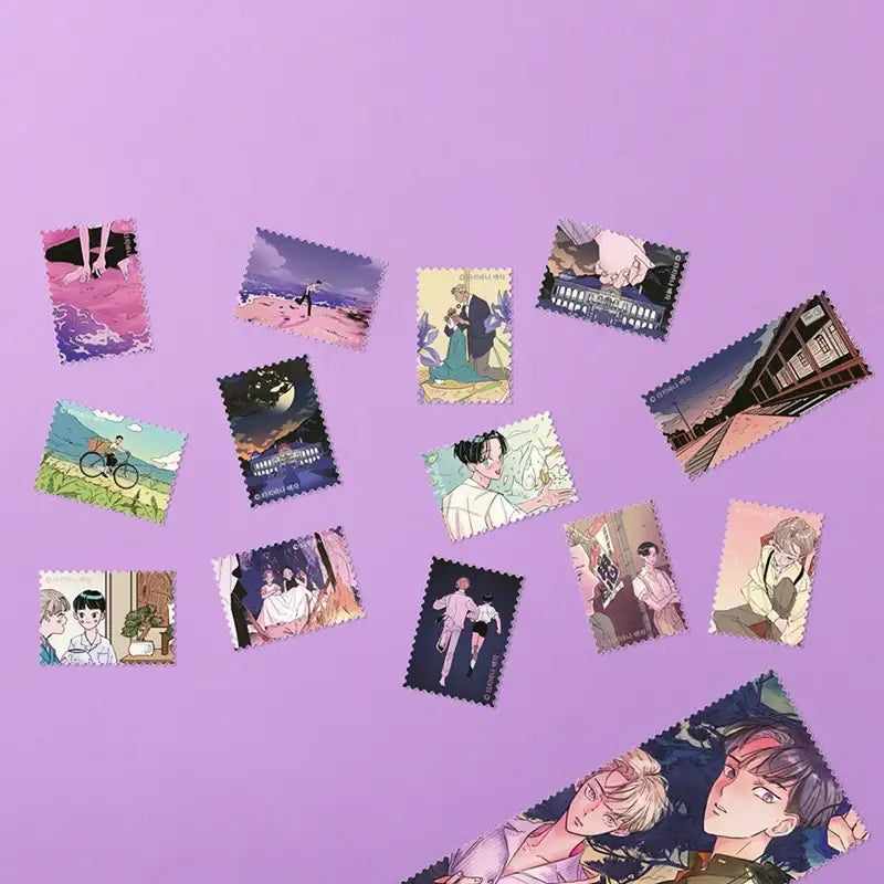 Count Tachibana - Postage Stamp Sticker - Lezhin - Stickers - Harumio Count Tachibana - Postage Stamp Sticker - Lezhin - Stickers - Harumio