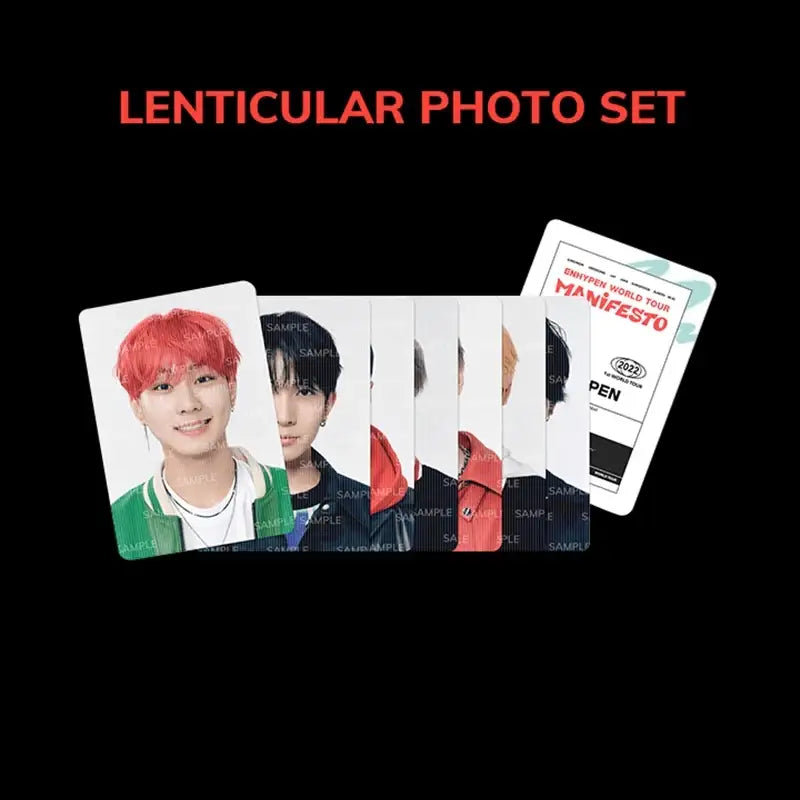 ENHYPEN - MANIFESTO - Lenticular Photo Set - ENHYPEN - Photo Card - Harumio ENHYPEN - MANIFESTO - Lenticular Photo Set - ENHYPEN - Photo Card - Harumio